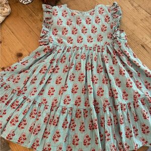 Pink Chicken Floral Kids Dress perfect shape!